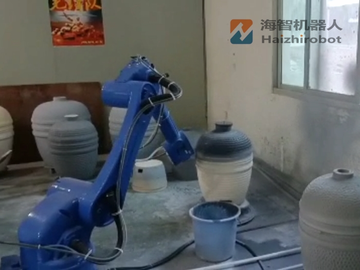 自動噴釉設備 噴釉機械手（燒烤爐）(圖2)