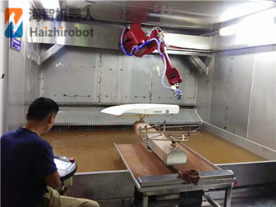 噴塗機器人操作