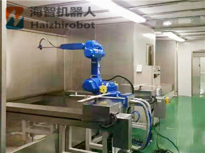 滑台旋轉噴塗機器人