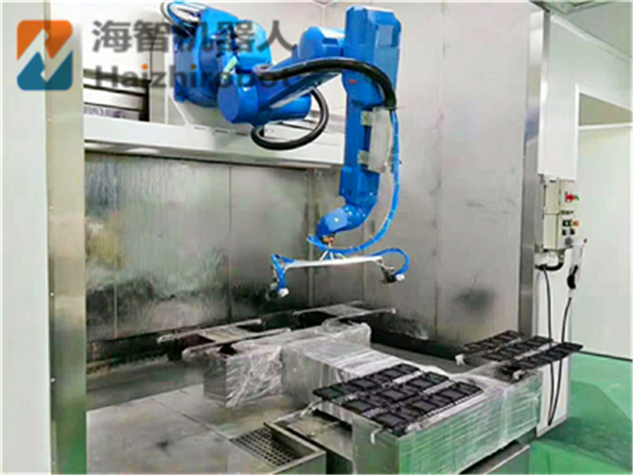 塗裝車間噴塗機器人工作站(圖1)
