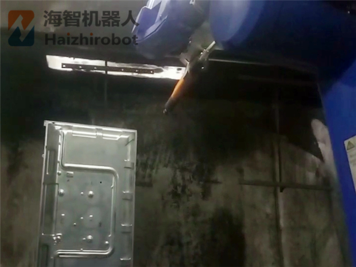 電視機配件噴塗機器人（機箱後蓋，前麵板、中框）(圖1)