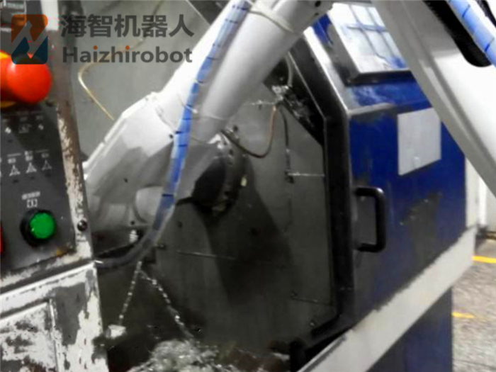 數控車床機器人上下料 數控車床機器人上下料