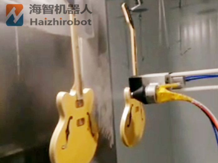 小提琴噴漆機械手 木製工藝噴塗(圖1)