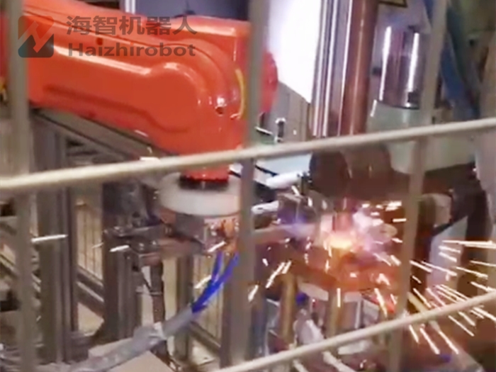 工業機器人抓取上下料配套工作站(圖4)