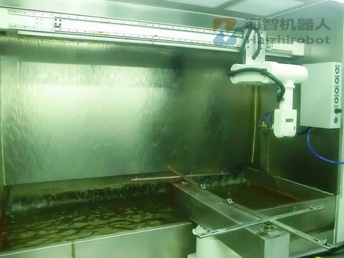 倒掛移動機器人轉台噴漆室(圖1) 倒掛移動機器人轉台噴漆室(圖1)