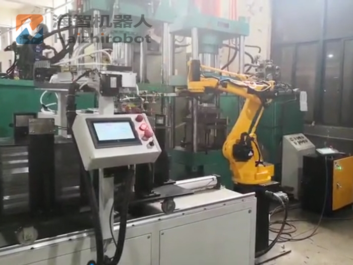 四柱液壓機自動化 油壓機機械手(圖1)