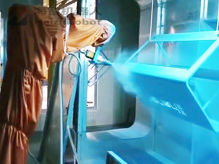 靜電噴粉設備 五金自動噴塑機器人(圖1)